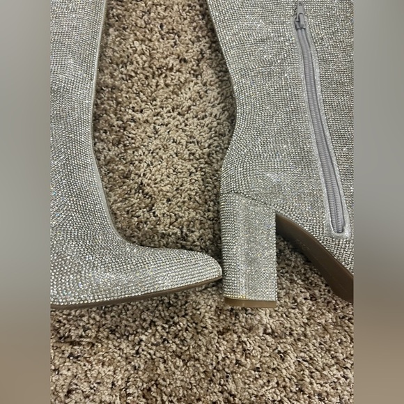 INC PHEBE RHINESTONE OVER-THE-KNEE BOOTS - Picture 7 of 14
